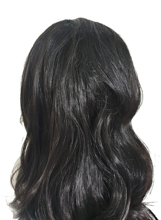 Foreign Holics Full head Wavy Hair Wigs For Women Long Natural Hair Line 28 Inches (Natural Brown) - Image 5