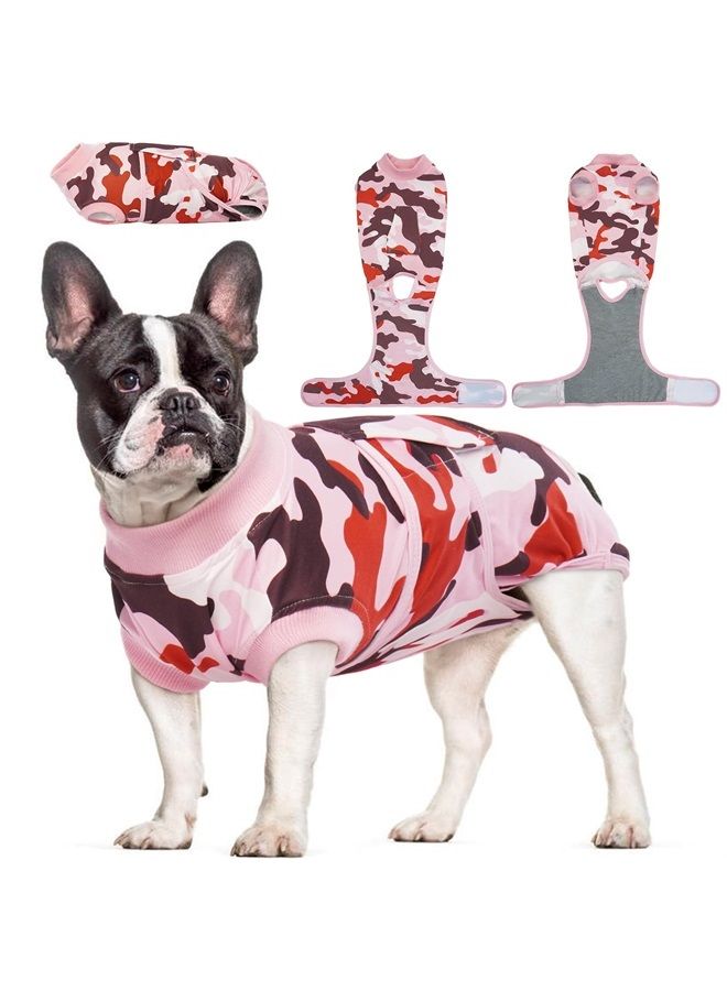 Kuoser Dog Surgery Recovery Suit, Professional Dog Recovery Suit Dog Surgical Recovery Suit Female Male, Anti-Licking Neutered Spay Onesie for Small Medium Large Dogs Puppy E-Collar &Cone Alternative  - Image 1