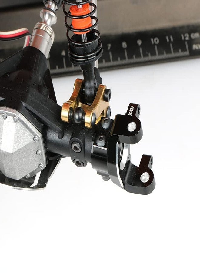 KYX مجموعة محاور أمامية من الألومنيوم المصنّع باستخدام تقنية CNC من KYX Racing، قطع غيار وإكسسوارات مُحسّنة لسيارات الزحف التي تعمل بالتحكم عن بعد بمقياس 1/10 من طراز Axial RBX10 RYFT - Image 5