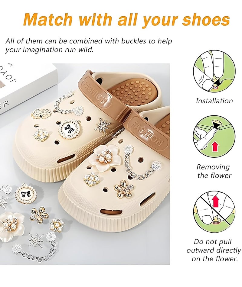 QuickHaven 10 PCS Charms for Crocs, Shoe Hole Plug Decoration, Cartoon Shoe Buckle Set for DIY Shoe Decoration, Breathable Shoe Accessories for Girls and Women - Image 4