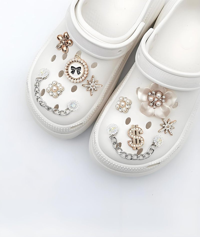 QuickHaven 10 PCS Charms for Crocs, Shoe Hole Plug Decoration, Cartoon Shoe Buckle Set for DIY Shoe Decoration, Breathable Shoe Accessories for Girls and Women - Image 3