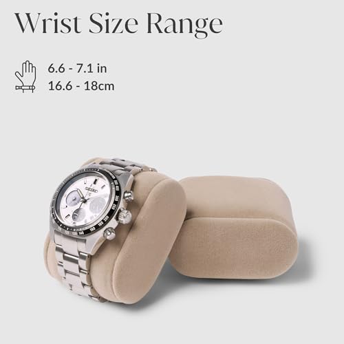 TAWBURY Bayswater Watch Box Pillows - Small | 18cm/7.1" Circumference | 5.1cm/2" Width | Compatible with Bayswater 12 Slot Watch Box (Taupe) | Pack of 12 Pillows (Beige/Cream) - Image 3