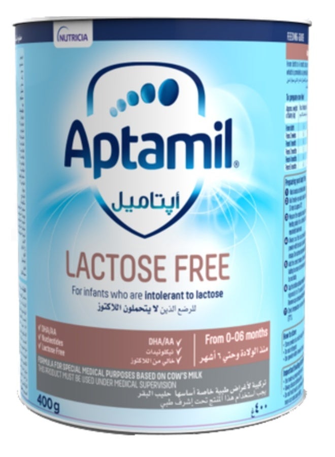 Aptamil Lactose Free Milk 400 Gm - Image 1