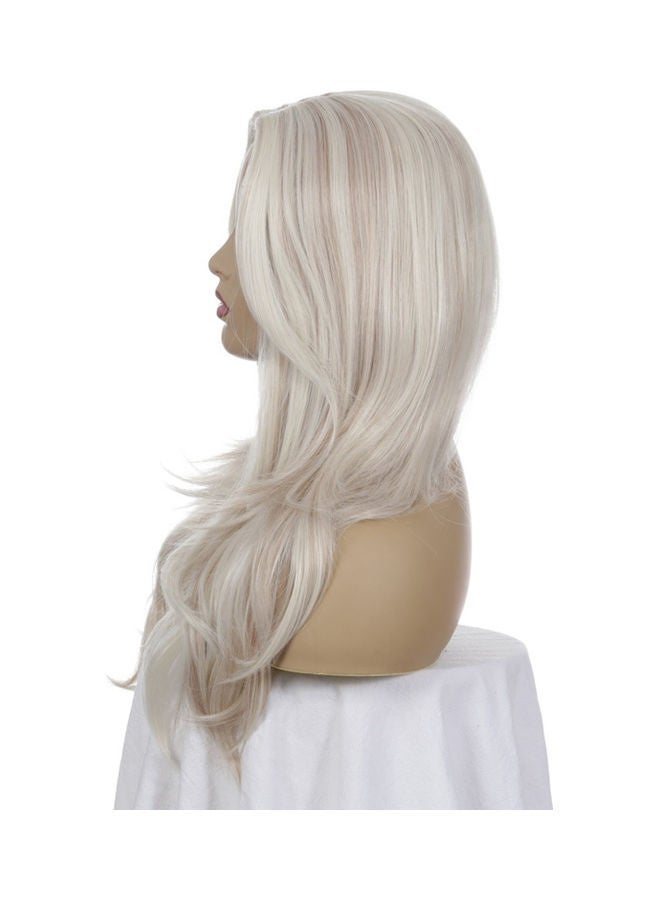 NIBEMINENT Wig With Cap Light Gold 24x4.2x16cm - Image 2