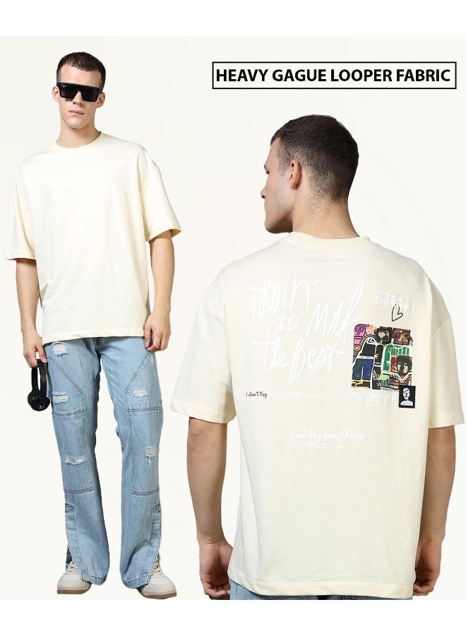 QUCO Heavy Gauge White T-Shirt for Men - Image 1