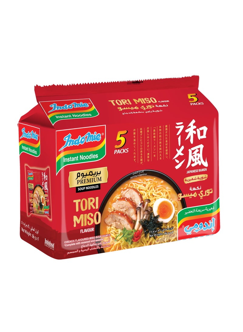 إندومي نودلز توري ميسو سريعة التحضير 5x86جم - Image 1