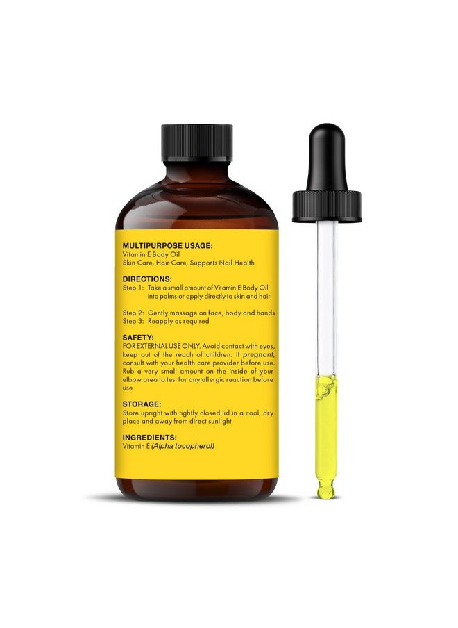 Majestic Pure Vitamin E Oil - 100% Pure & Natural | Premium Grade, Cold-Pressed And Tocopherol To Repair Dry, Damaged Skin | Moisturizing Skin, Hair And Scalp 2 Fl Oz  - Image 2