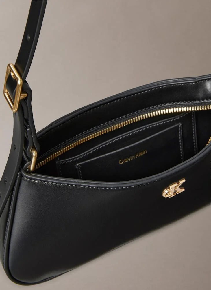 CALVIN KLEIN Logo Detail Zip Through Shoulder Bag