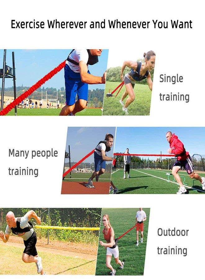 OYINDIZ Resistance Explosive Training Rope Force Improve Power, Agility, Strength Track and Field Football Basketball Volleyball Multi-Directional Fitness Equipment - Image 3