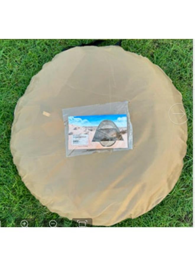Generic Camping Picnic Tent Outdoor Breathable Encrypted Mesh Mosquito Net Indoor Double Fully Automatic Quick Opening Ventilation Mosquito Net for Fishing Hiking Travel for 2-3 Persons Size: 200*200*135cm  - Image 3