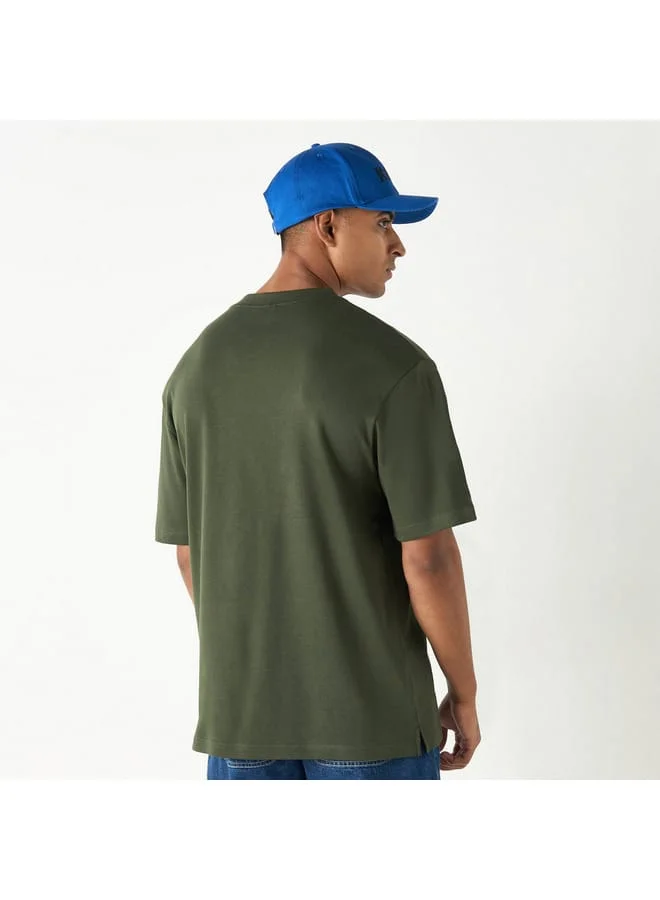 Kappa Kappa Graphic Print T-shirt with Short Sleeves