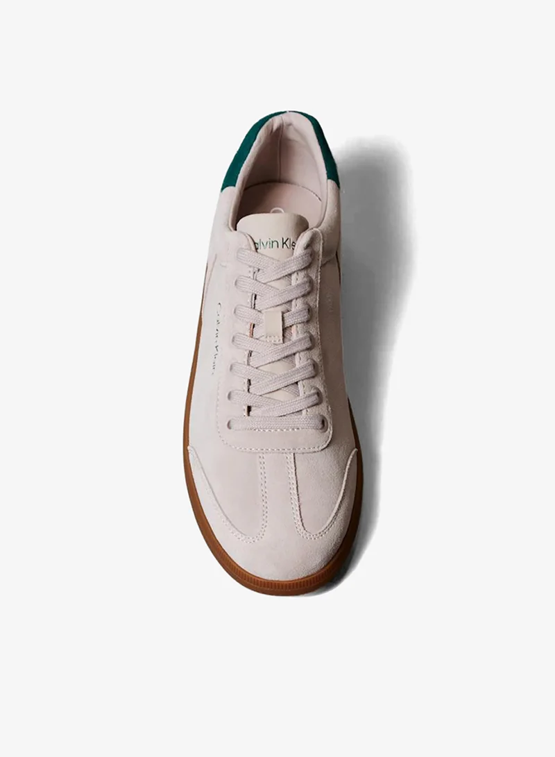 CALVIN KLEIN Chateau/Galapagos Green 0YF Cupsole Low Top Lace Up Sneakers for Men | Best Price UAE