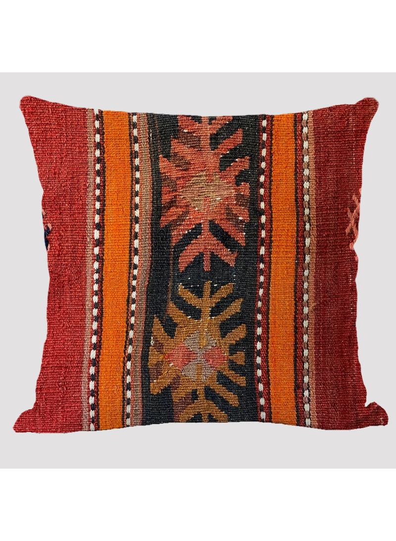 4 قطعة البوهيمي وسادة القضية الوطنية الكتان القضية متعددة الألوان 45x45cm بدون وسادة - Image 3