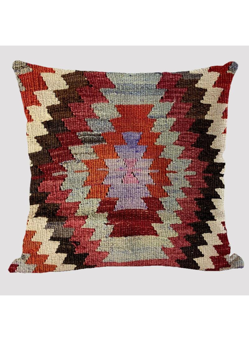 4 قطعة البوهيمي وسادة القضية الوطنية الكتان القضية متعددة الألوان 45x45cm بدون وسادة - Image 5