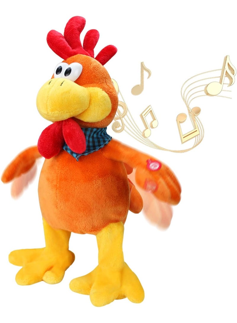 Interactive Singing Chicken Plush Toy 33Cm Chirping Musical Soft Toy – Cute Gift For Kids Girls Engagement & Birthday - Image 1