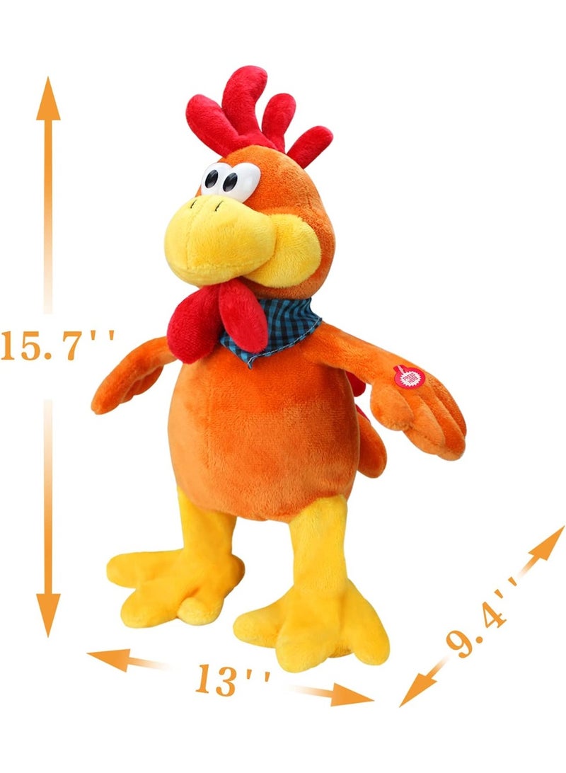 Interactive Singing Chicken Plush Toy 33Cm Chirping Musical Soft Toy – Cute Gift For Kids Girls Engagement & Birthday - Image 3