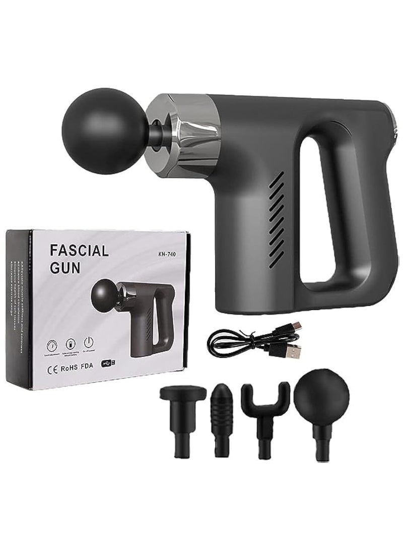 Generic Electric Deep Tissue Handheld Massager – Portable Percussion Vibration Therapy Tool for Muscle Pain Relief, Adjustable Speed, Ergonomic Design, Ideal for Post-Workout Recovery, Home & Gym Use  - Image 1