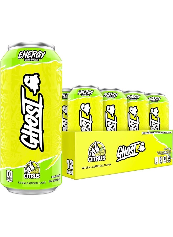 Ghost - GHOST ENERGY Sugar-Free Energy Drink - Citrus - Image 1