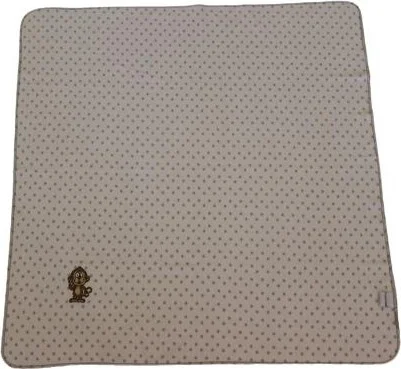 Colorend 90X90 Star Patterned Embroidered Cotton Baby Swaddle Blanket