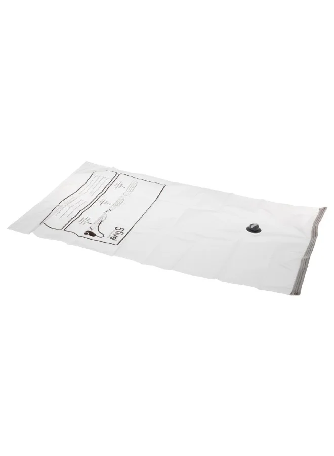 Five Simply Smart Air-Flat Zipper Closure Large Vacuum Storage Bag Clear 70 x 120 cm 138048
