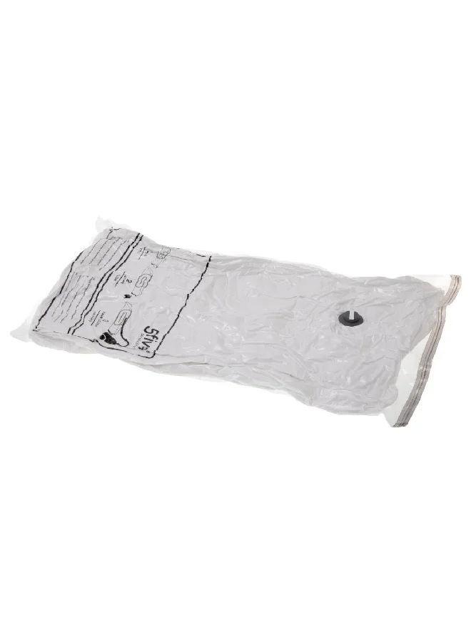 Five Simply Smart Air-Flat Zipper Closure Large Vacuum Storage Bag Clear 70 x 120 cm 138048