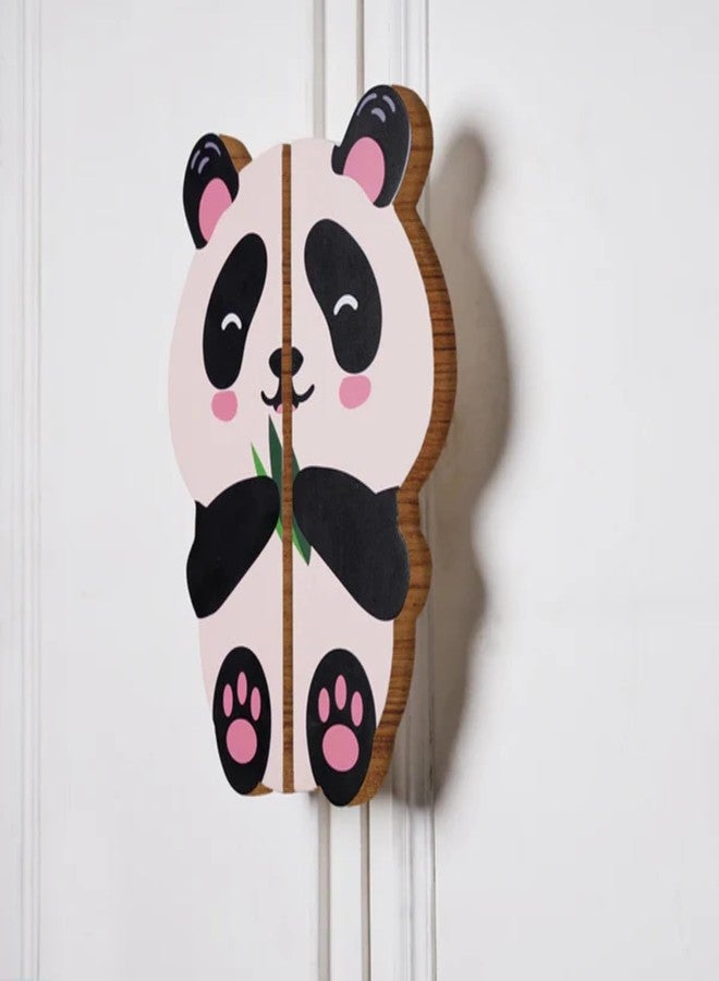 Look Mumma Panda Premium Wooden Cupboard Handle/Drawer - Handcrafted Kids Room Hardware - Image 4