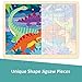 MoinKidz 24 Piece Puzzle for 3 Year Old Dinosaur Wooden Jigsaw Puzzles for Kids Ages 35 with Picture Underneath Preschool Toddler Puzzles Ages 24 with Storage Tray - Image 4