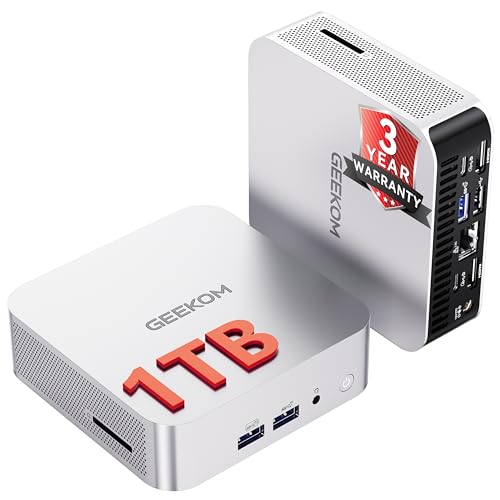 GEEKOM 2026 Business Bulk Choice Mini PC A7 with AMD Ryzen 5 7535HS 1TB SSD&16GB DDR5 (Expandable) Windows 11 Desktop Mini Computers for Office,3 Quality Supports|USB4|8K|SD - Image 1