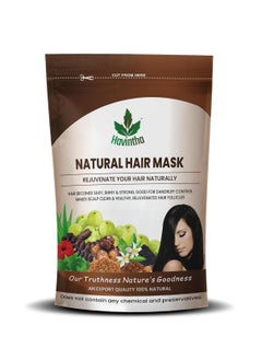 Havintha Havintha Hair Mask For Hair Fall Growth Split Ends Luster Shining Nourishment | Hair Mask for Dry and Frizzy Hair | Herbal Hair Mask & Natural Cleanser| Controls Dandruff Hair Mask - 227 Grams - Fresh  - Image 1