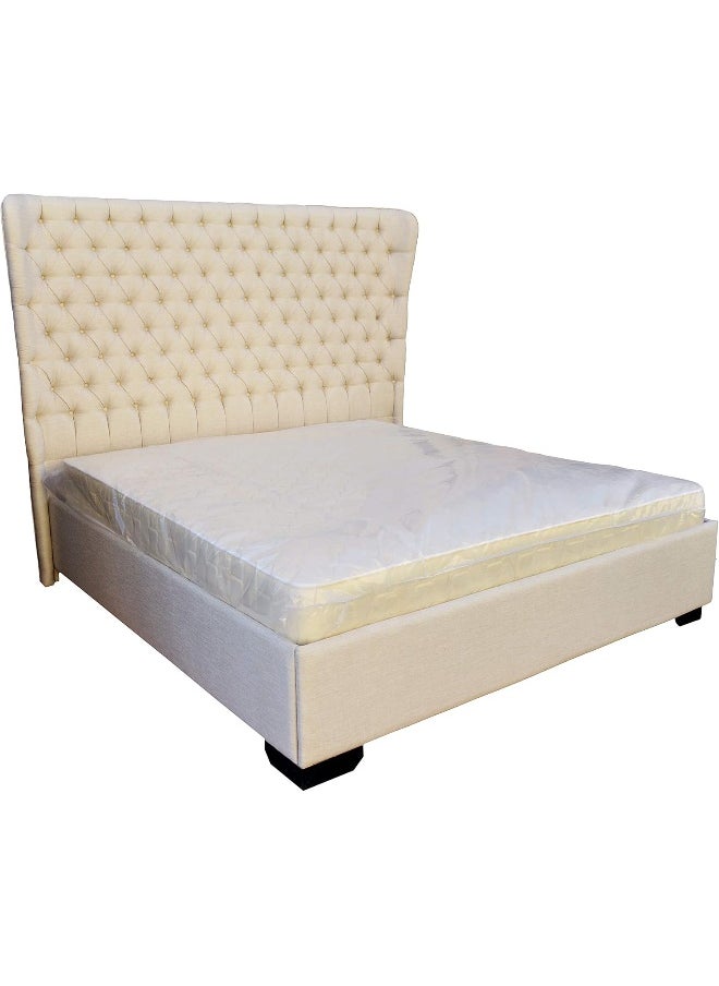 R2R FURNITURE - Hand Made Beautiful King Size Bed With Gas Lift-Up Mechanism And Spring Mattress By R2R Furniture - Image 1