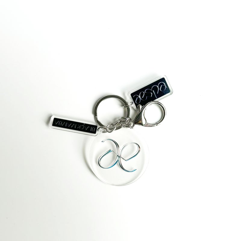 bp pink ink straykids iu twice AE itzy same three-piece keychain key pendant peripheral ae