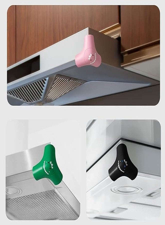 Clovis Soft Baby Proofing Corner Guards & Edge Protectors - Pre-Taped Table Corner Protector, Child Safety Furniture Bumper, Sharp Corner Cushions (Black, Set of 4) - Image 5