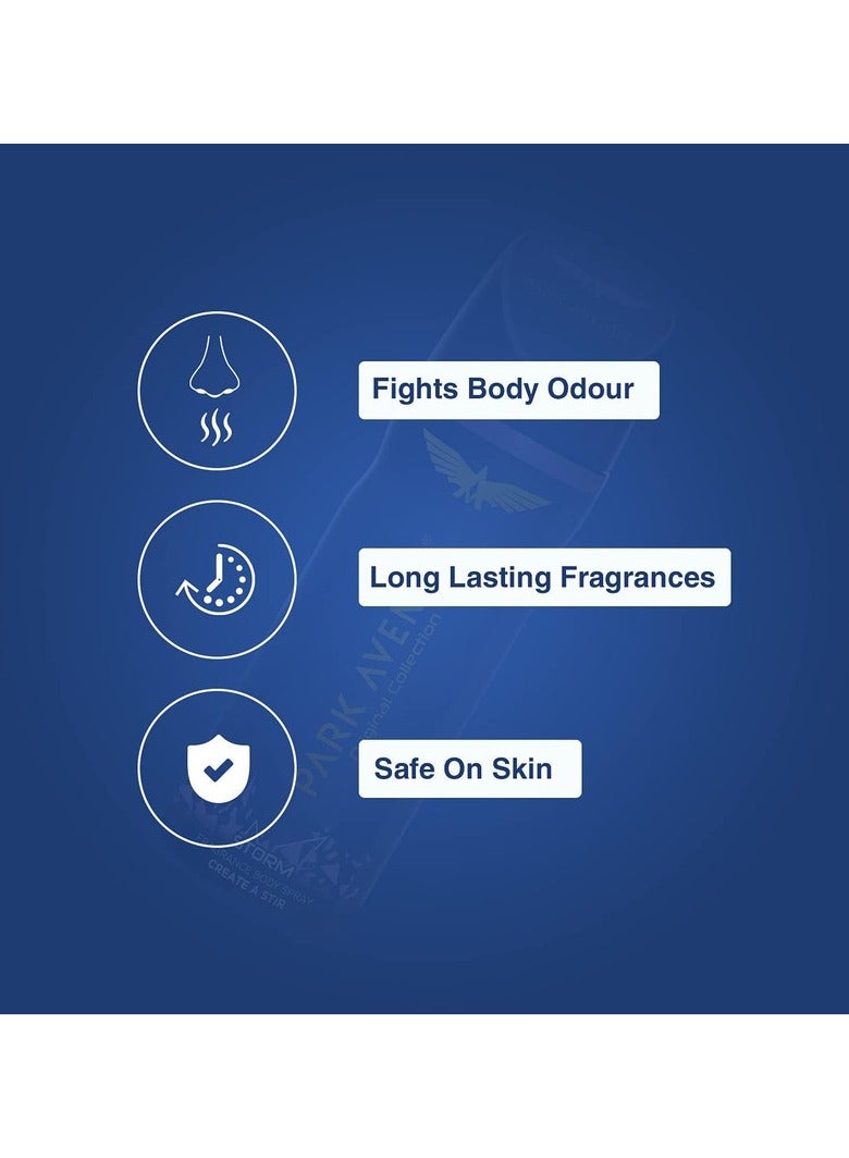 Park Avenue Personal Fragrance Premium Body Spray (Storm,Good Morning,Cool Blue) 3 x 150ml - Image 5