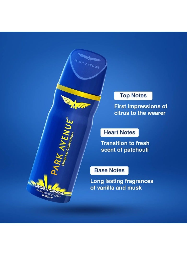 Park Avenue Personal Fragrance Premium Body Spray (Storm,Good Morning,Cool Blue) 3 x 150ml - Image 3