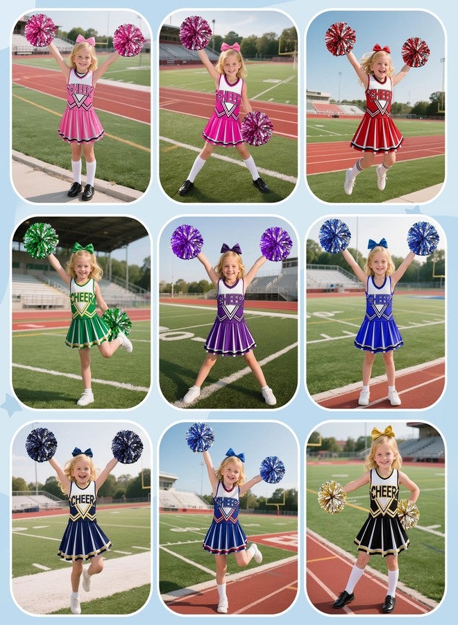 JenPen Cheerleader Costume, 5 Pieces Cheerleading Outfits for Cheer Uniform, 3-9 Years(5-7 Years,Green) - Image 4