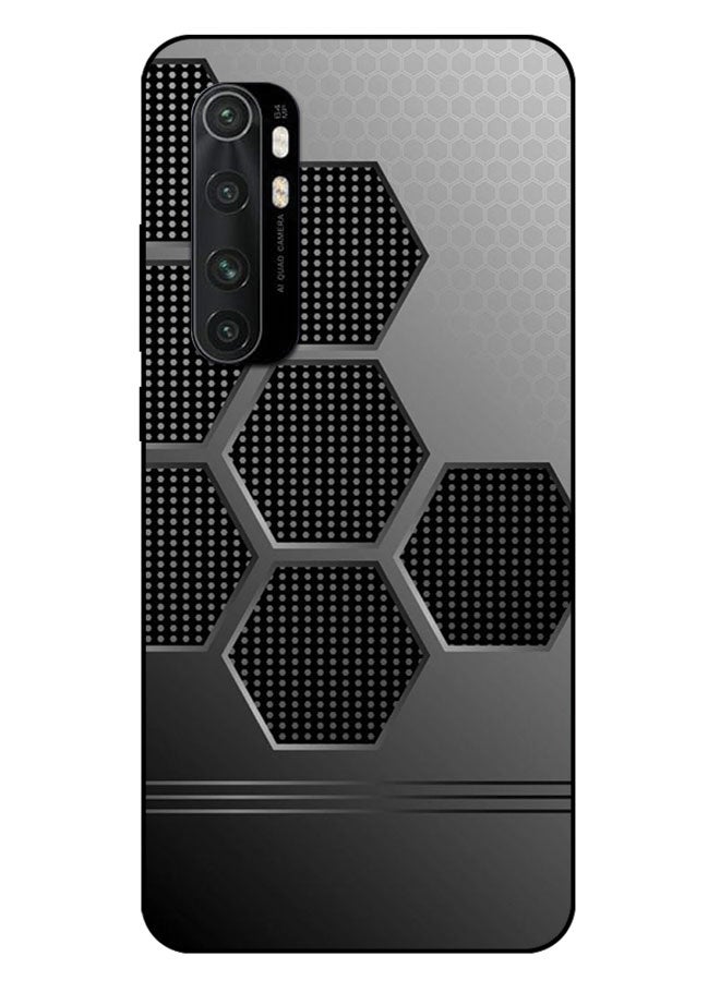 EYE CATCH Printed Protective Case Cover For Xiaomi Mi Note 10 Lite -  Hexagon Pattern - Image 1