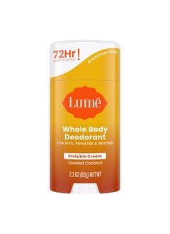 Lume Invisible Cream Stick - 2.2 Ounce (Toasted Coconut)  - Image 1