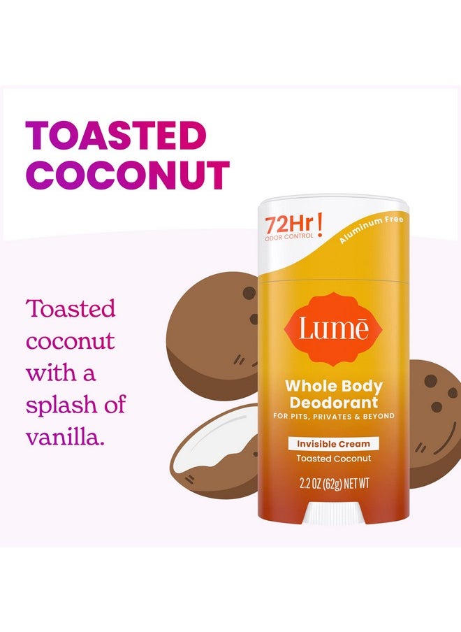 Lume - Invisible Cream Stick - 2.2 Ounce (Toasted Coconut) - Image 1