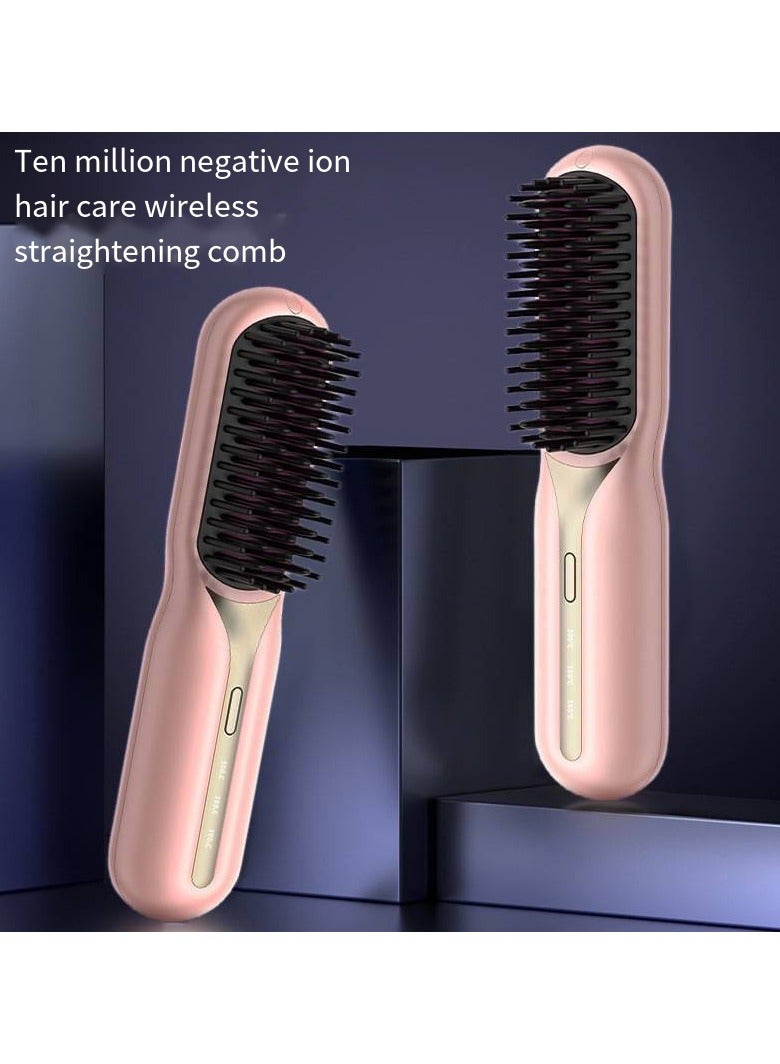 general Mini Ionic Straightening Comb – Travel-Friendly Straightener & Curler for Men/Women, Dual-Use Hair Styling Tool - Image 5