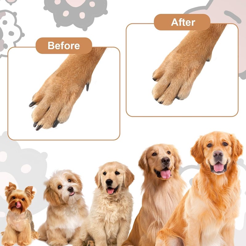 KASTWAVE Wooden Dog Nail Grinder with 6 Replaceable Sandpaper Blades, Quiet Pet Nail File and Polisher for Safe, Easy Grooming & Smooth, Scratch-Free Nails - Suitable for Dogs and Cats - Image 4