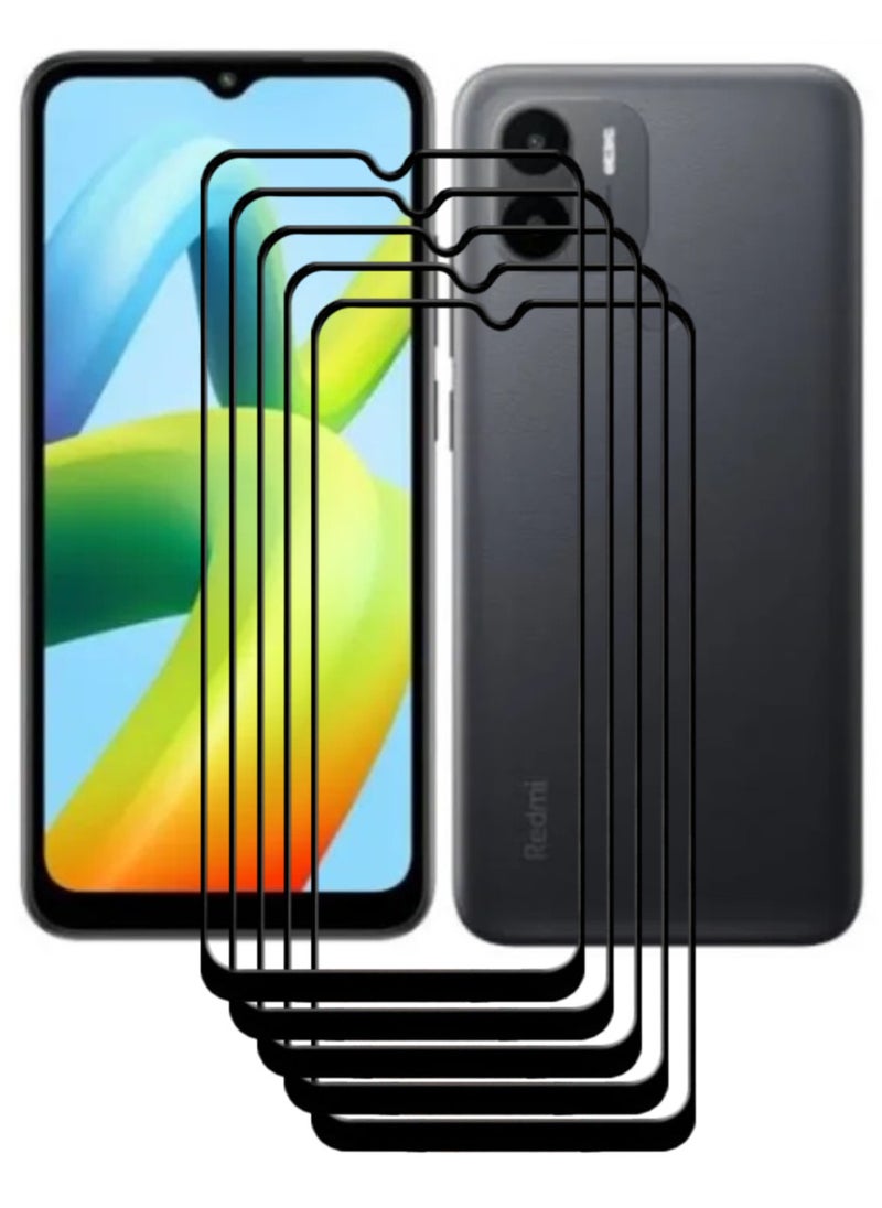 ACLIX 5 Pieces Antistatic ESD Dustproof Premium Quality High Definition Tempered Glass Screen Protector Designed For Xiaomi Redmi A1+ - Image 1