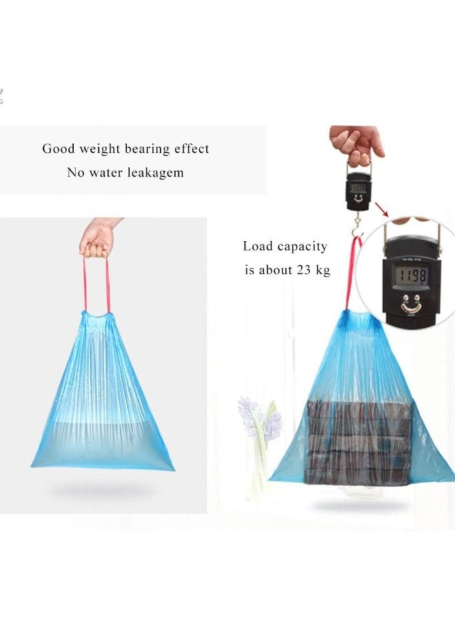 Trash Bags, 50X45Cm Garbage Bags With Handle, 5 Rolls 50 Bags Bulk Can Liners - Image 5
