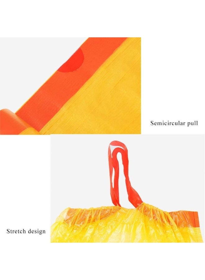 Trash Bags, 50X45Cm Garbage Bags With Handle, 5 Rolls 50 Bags Bulk Can Liners - Image 3