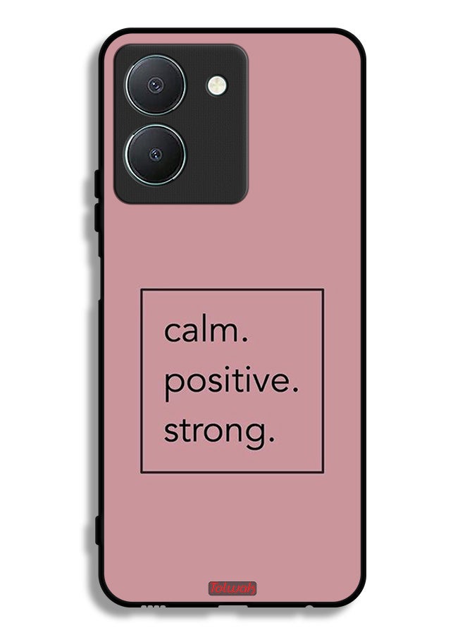 Tolwak Vivo Y36 4G Protective Case Cover Calm Positive Strong - Image 1