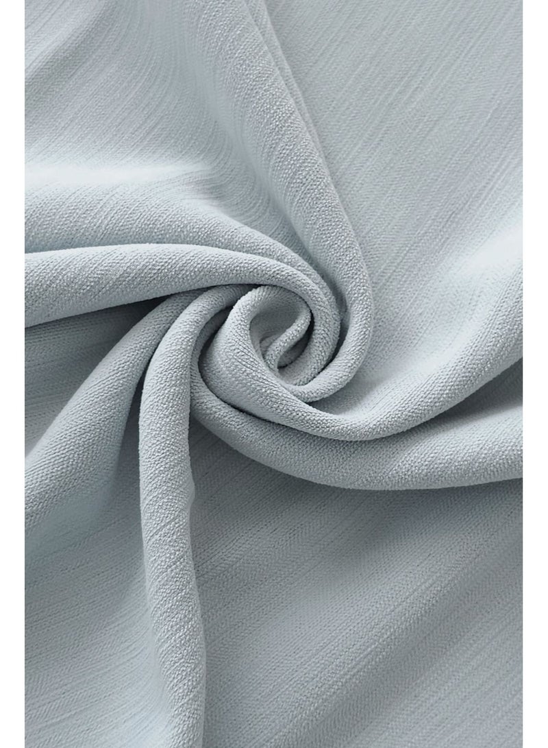 QBAID Chenille Blackout Curtain Panel with Grommet Top, Soft Textured Light Reducing Window Curtain for Bedroom Living Room, Multiple Size Options - Image 4