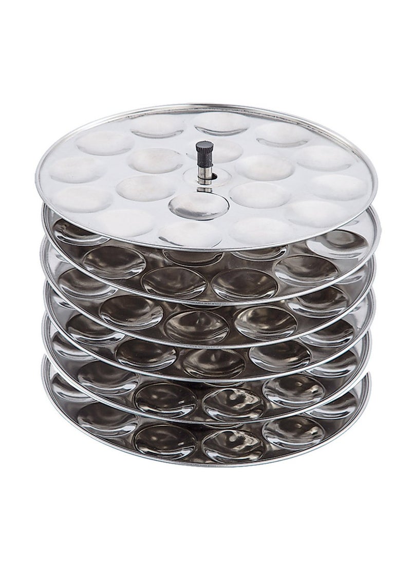 Expresso Expresso Idli Plate (6 Plate / 108 Idlis) Stainless Steel for Idli Maker Pot 