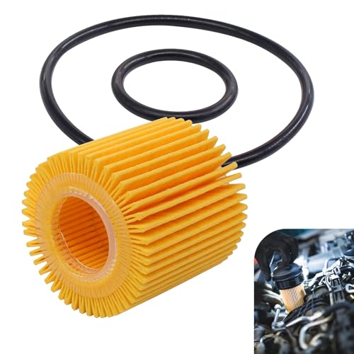 MOXRUQ Engine Oil Filter 04152YZZA6 0415237010 Oil Filter Stable Performance Long life Compatible with 200918 Corolla 201018 Prius 200914 Matrix 200814 Scion Levin NOAH CHR Orange - Image 1