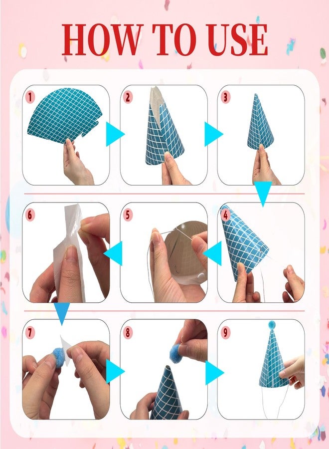 VYNFLICK Mini Party Hats with Crowns: 11Pcs Paper Cone Tiny Birthday Hat for Stuffed Animals Pets Decorations - Image 3