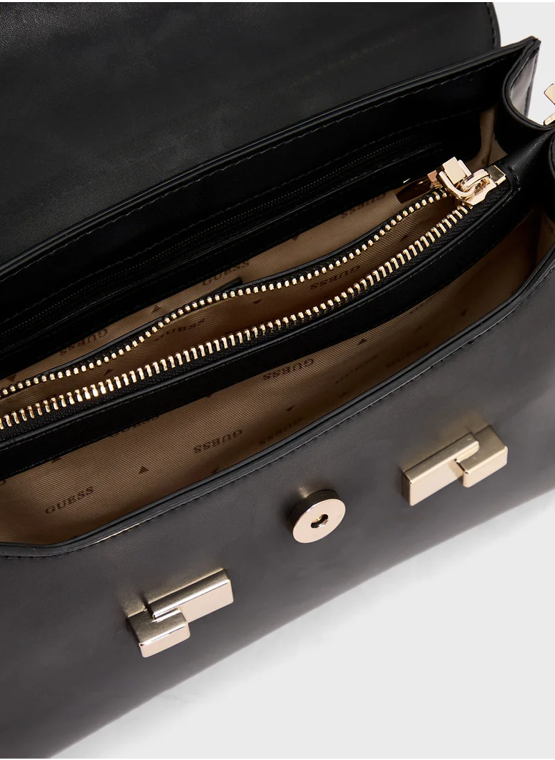 GUESS Eco Aldith Top Handle Flap