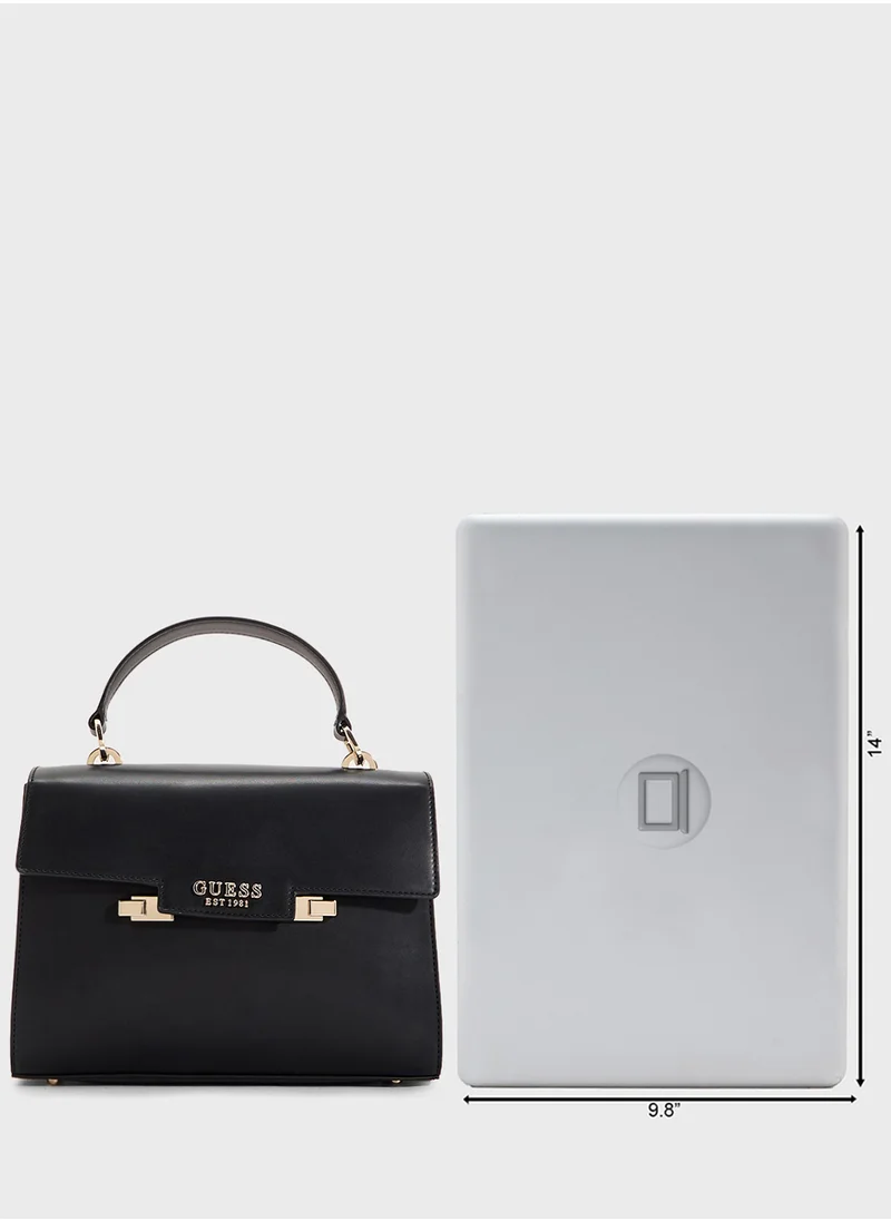 GUESS Eco Aldith Top Handle Flap